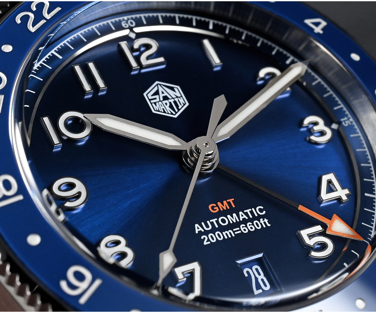 Watchdives x San Martin 38mm NH34 GMT Watch SN0140W