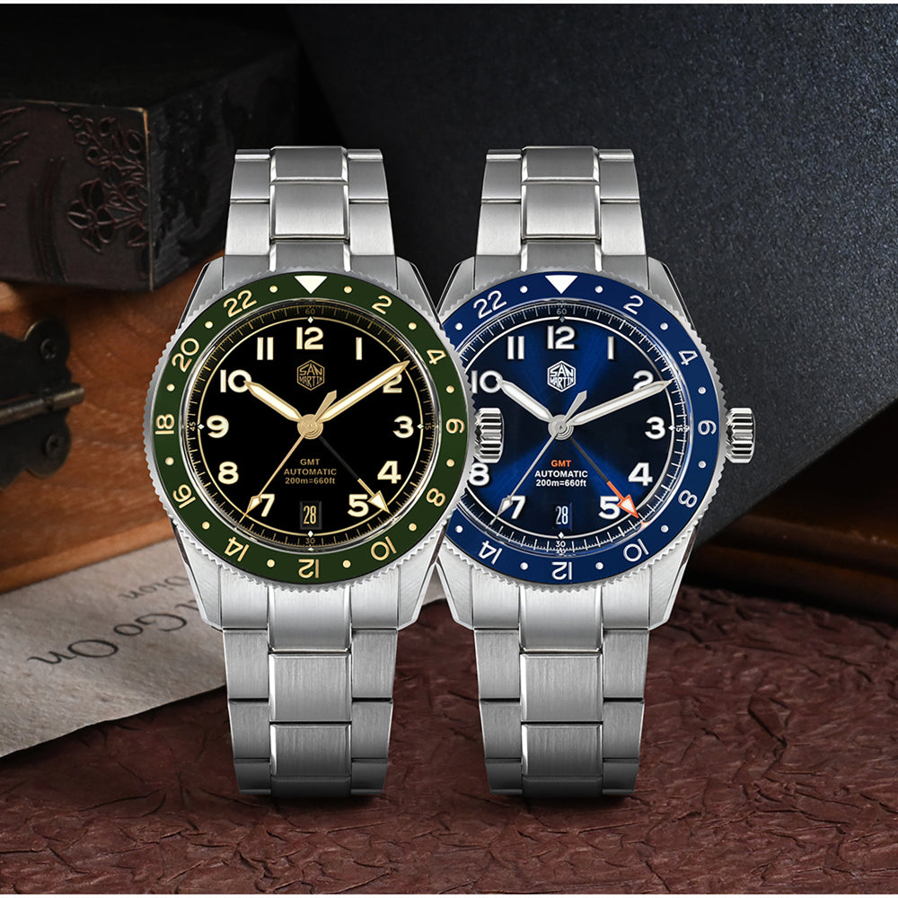 Watchdives x San Martin 38mm NH34 GMT Watch SN0140W