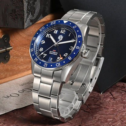 Watchdives x San Martin 38mm NH34 GMT Watch SN0140W
