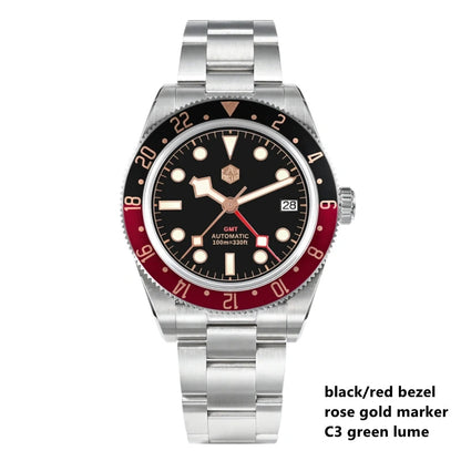 ★US Warehouse★San Martin NH34 BB58 GMT Watch SN0109 V2