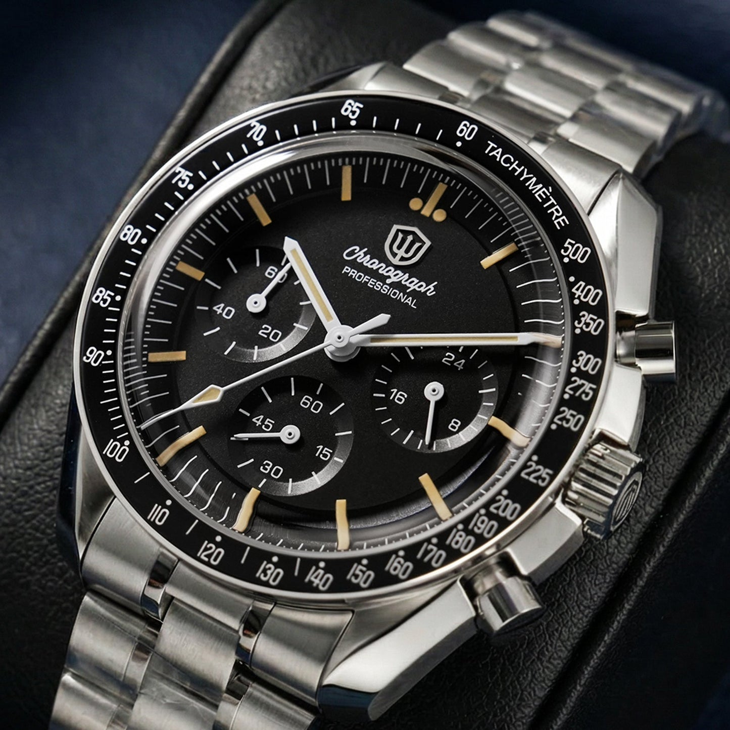 Watchdives 39mm VK63 Chronograph Watch WD1863