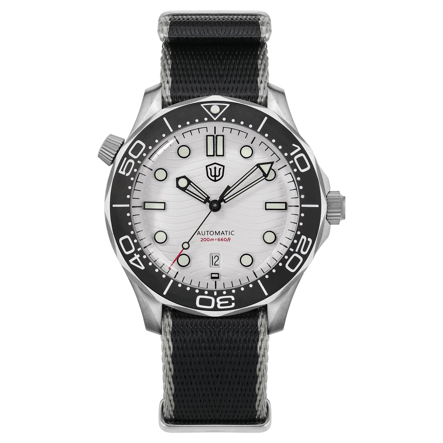 🔥WeeklyDeals🔥Watchdives WD007 Top Hat Sapphire PT5000 Titanium Dive Watch