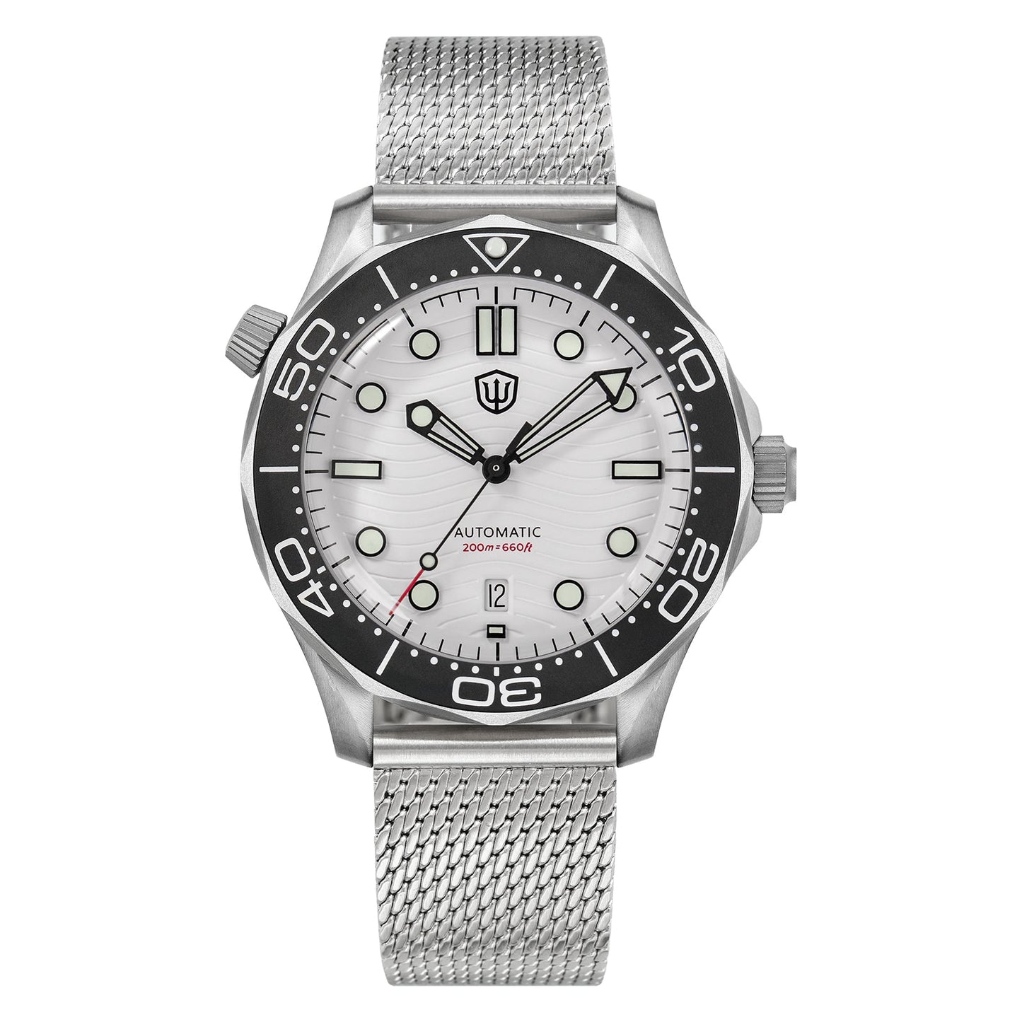 🔥WeeklyDeals🔥Watchdives WD007 Top Hat Sapphire PT5000 Titanium Dive Watch