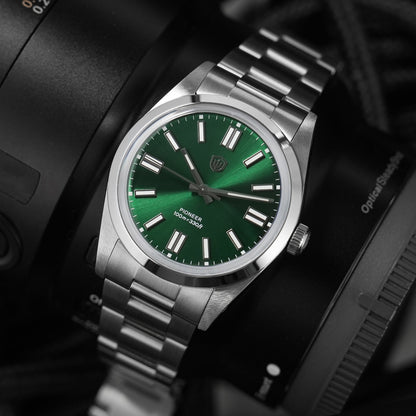 Watchdives WD1016B 37mm Pioneer VH31 Men Watch