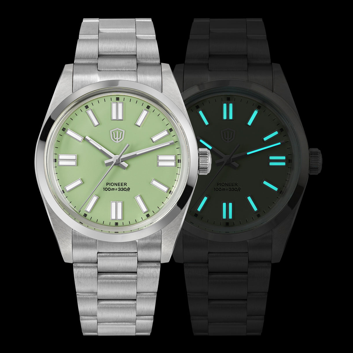 Watchdives WD1016B 37mm Pioneer VH31 Men Watch