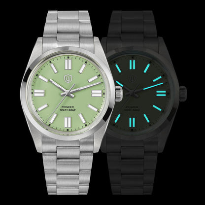 Watchdives WD1016B 37mm Pioneer VH31 Men Watch