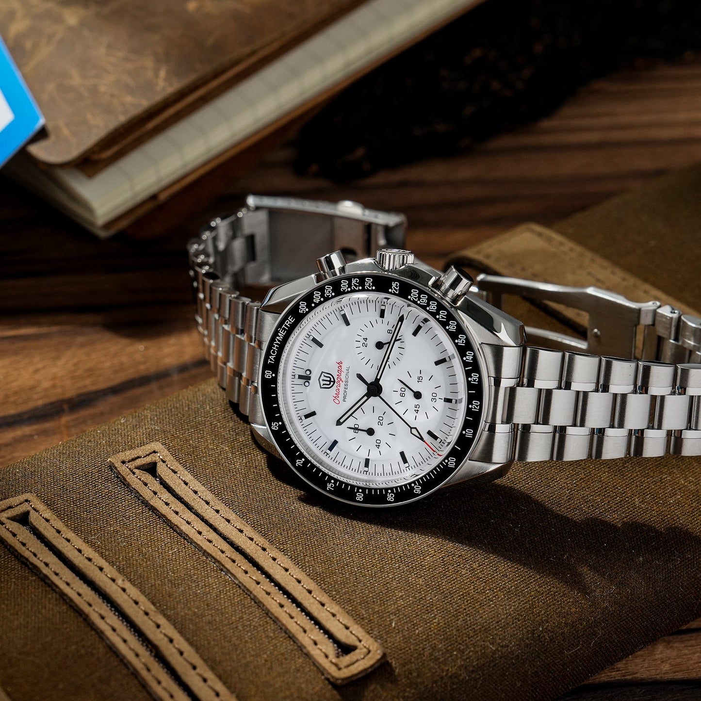 Watchdives 40mm WD1860 VK63 Chronograph Watch
