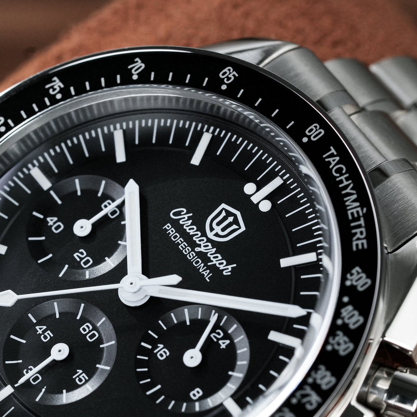 Watchdives 40mm WD1860 VK63 Chronograph Watch