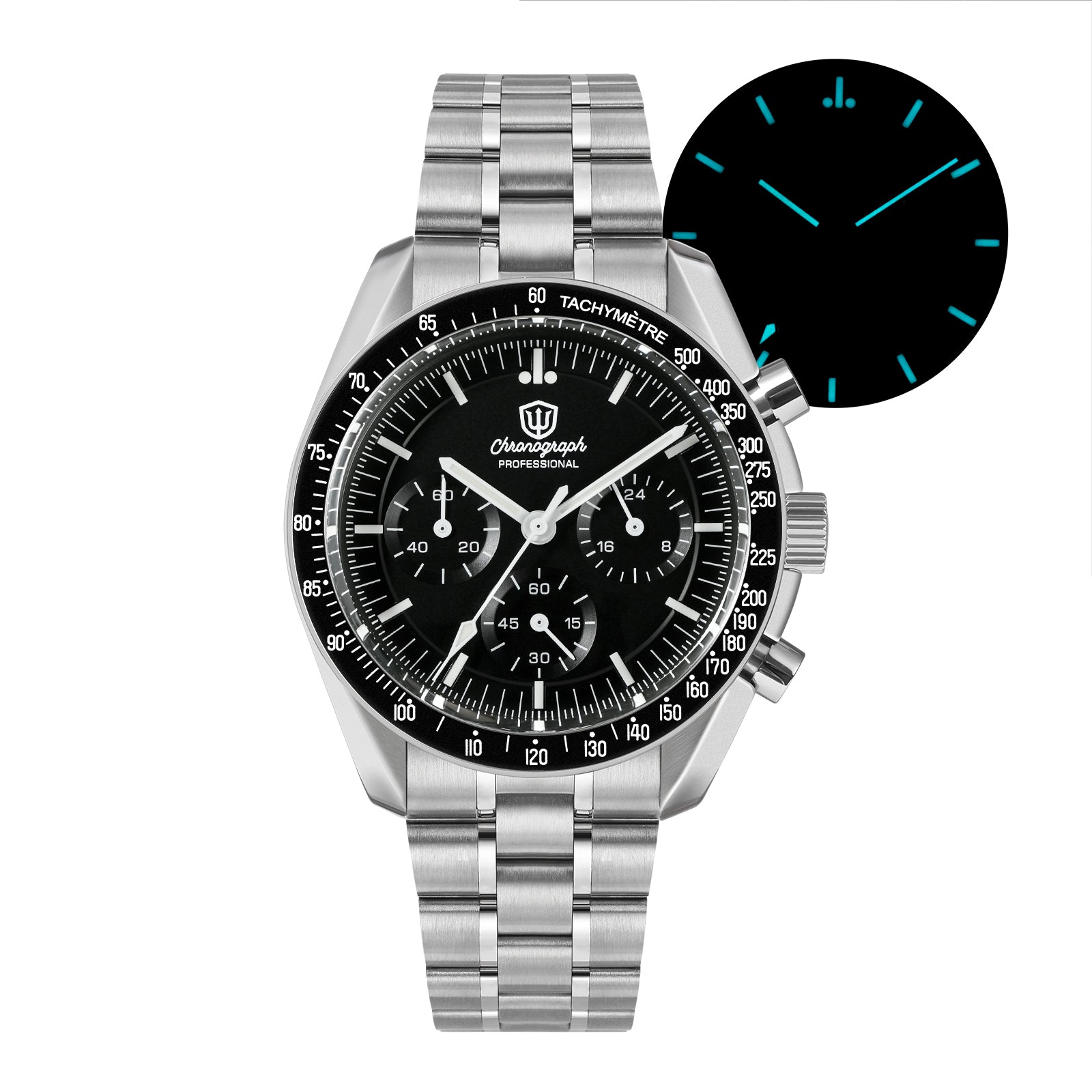 Watchdives 40mm WD1860 VK63 Chronograph Watch – San Martin Watch