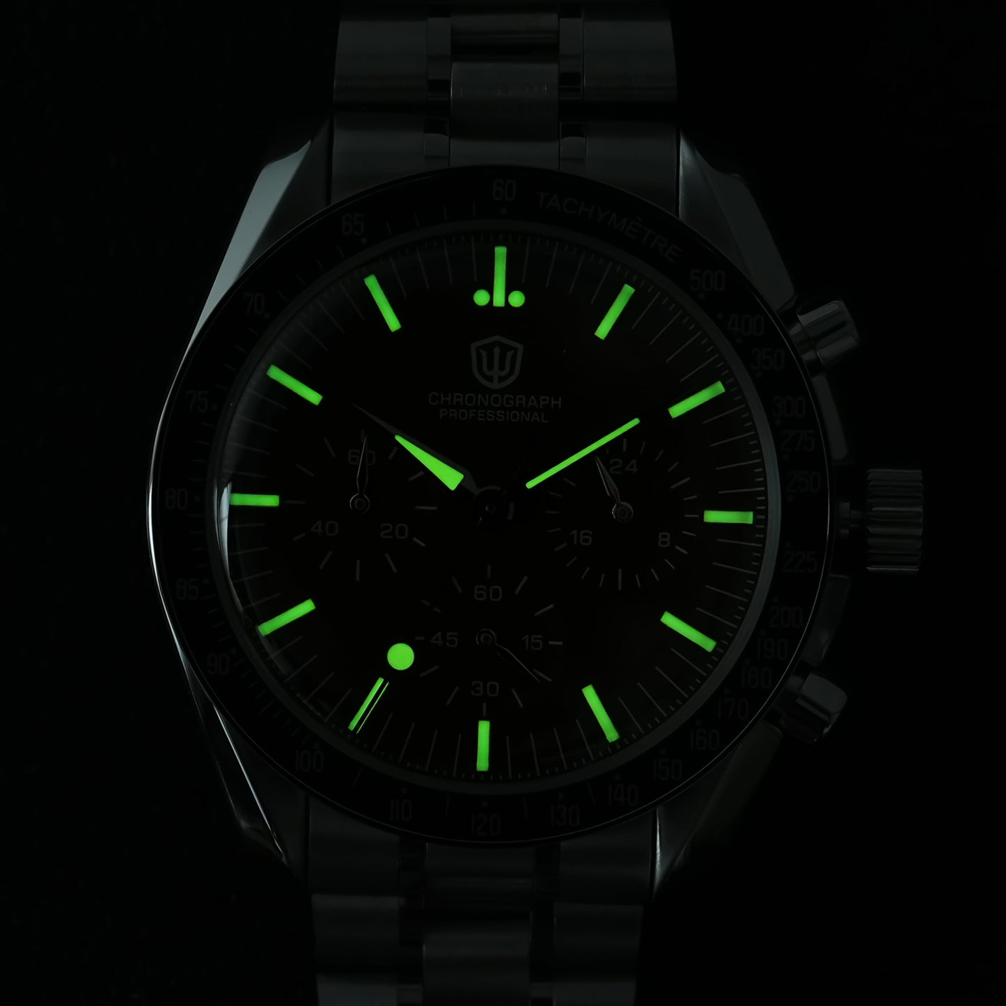 Watchdives 39mm VK63 Chronograph Watch WD1863