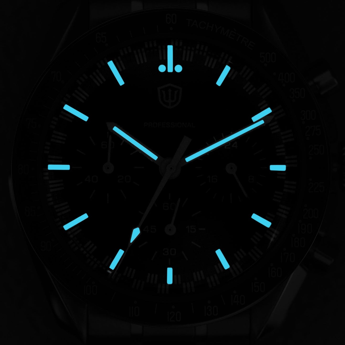 Watchdives 39mm VK63 Chronograph Watch WD1863