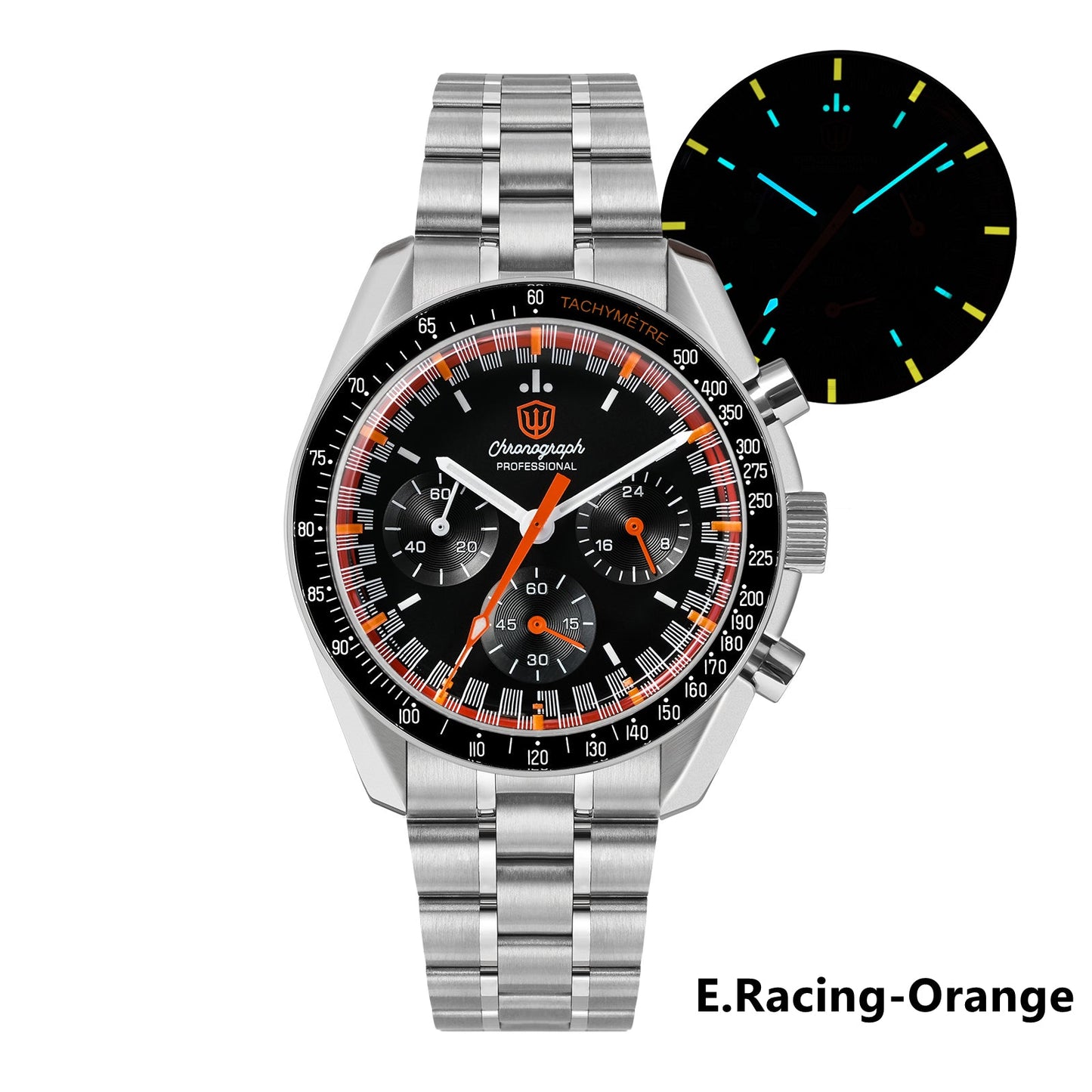 Watchdives 39mm VK63 Chronograph Watch WD1863