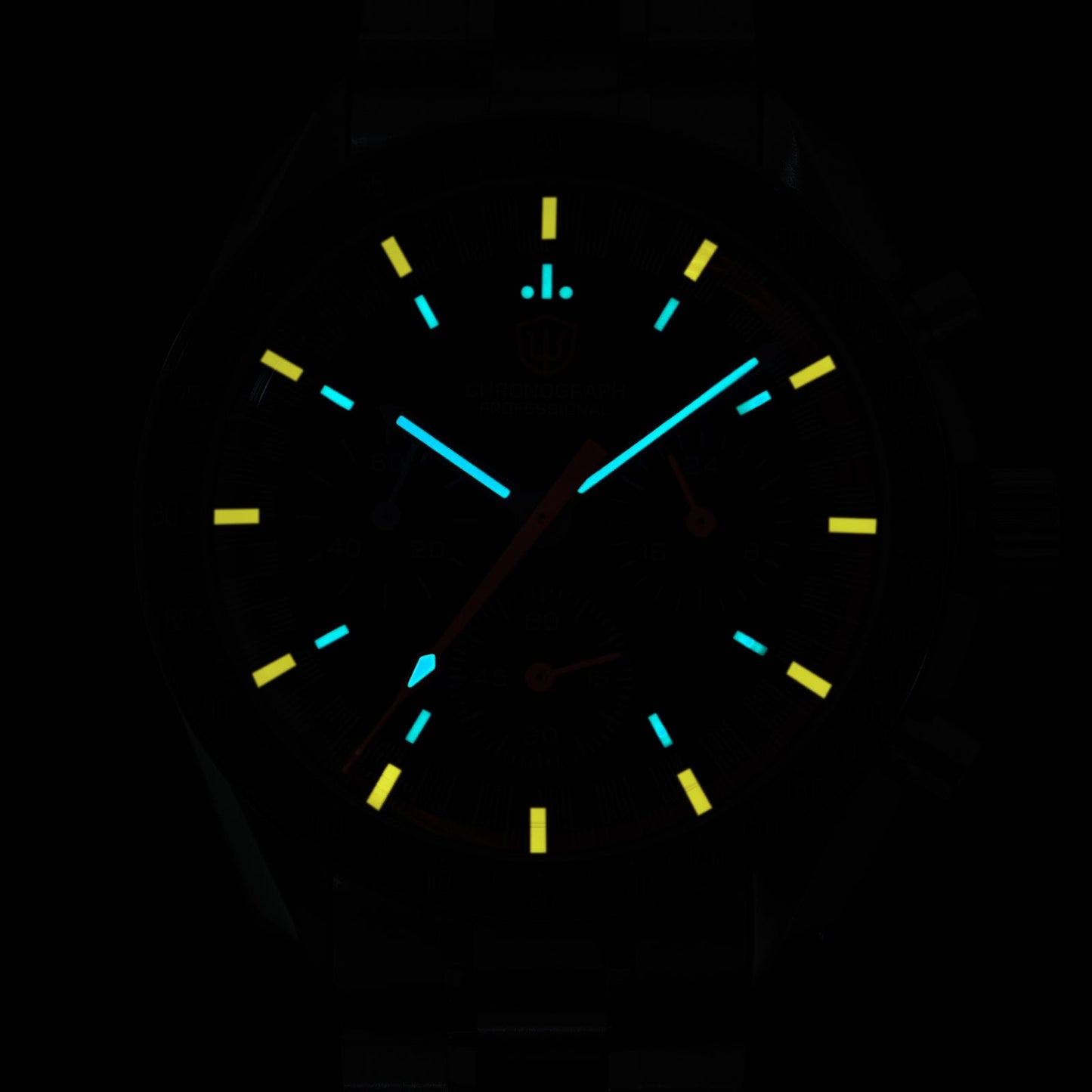 Watchdives 39mm VK63 Chronograph Watch WD1863