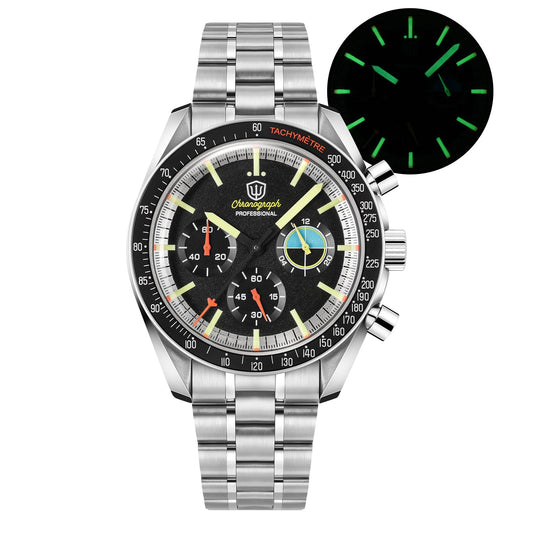 Watchdives 39mm VK63 Chronograph Watch WD1863
