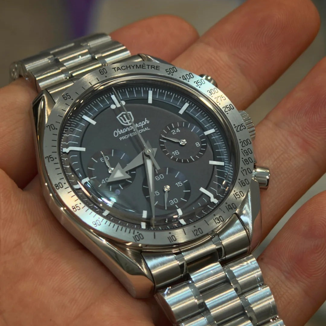 Watchdives 39mm VK63 Chronograph Watch WD1863