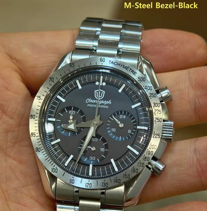Watchdives 39mm VK63 Chronograph Watch WD1863