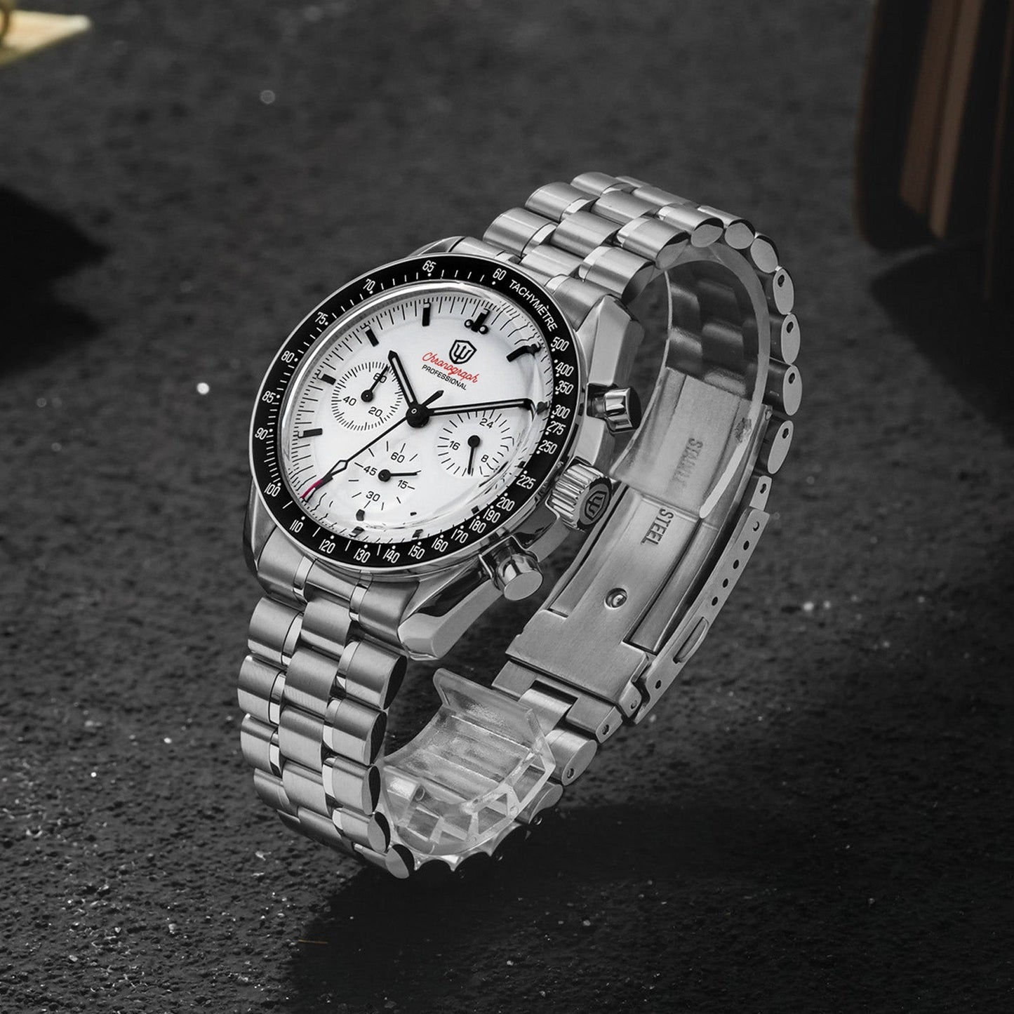 Watchdives 39mm VK63 Chronograph Watch WD1863