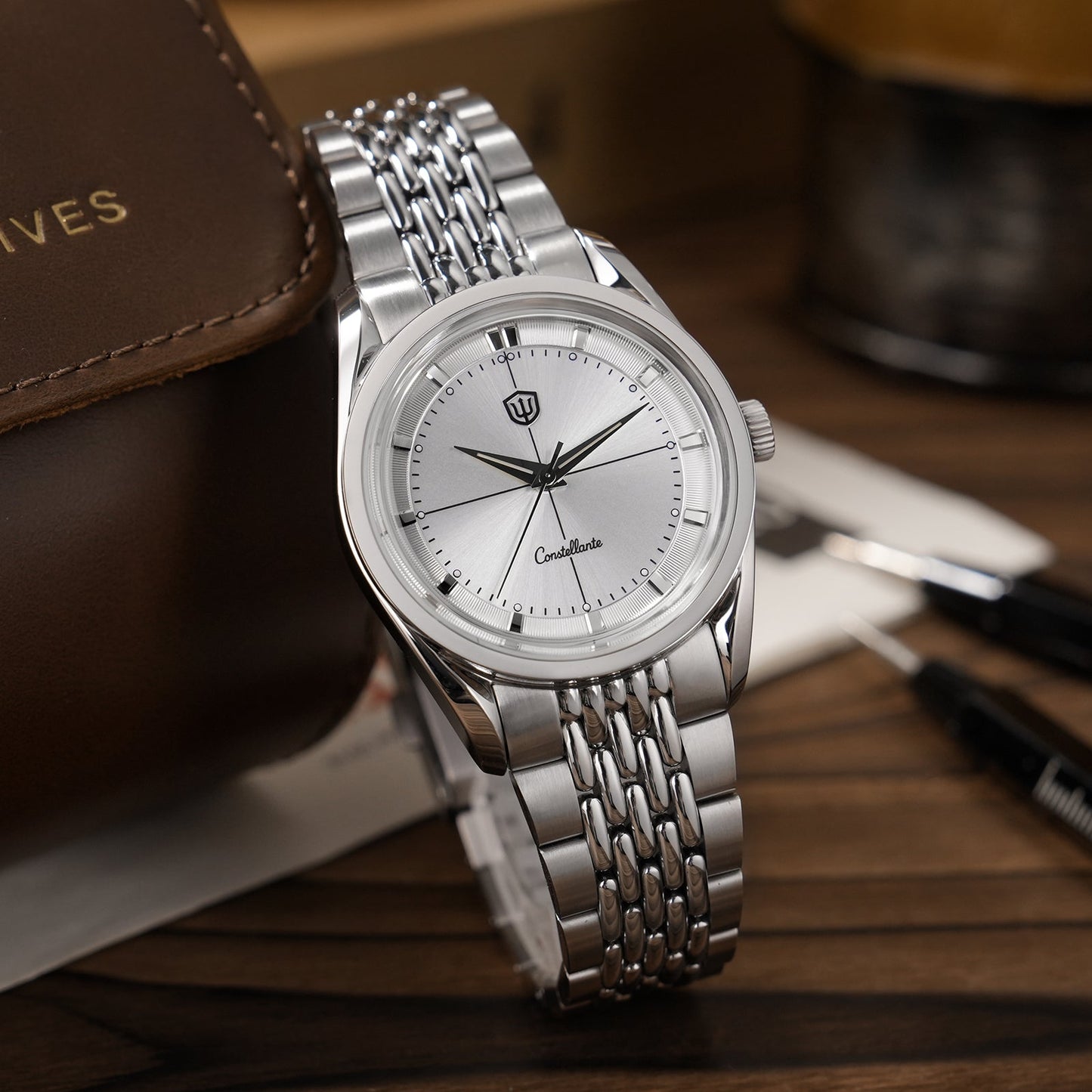 🔥EarlyBird🔥Watchdives WD1954 Arctic Classic 36mm VH31 Watch