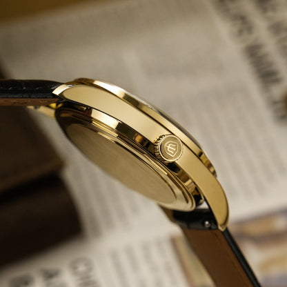 Watchdives WD1954 Arctic Classic 36mm VH31 – Gold Dial