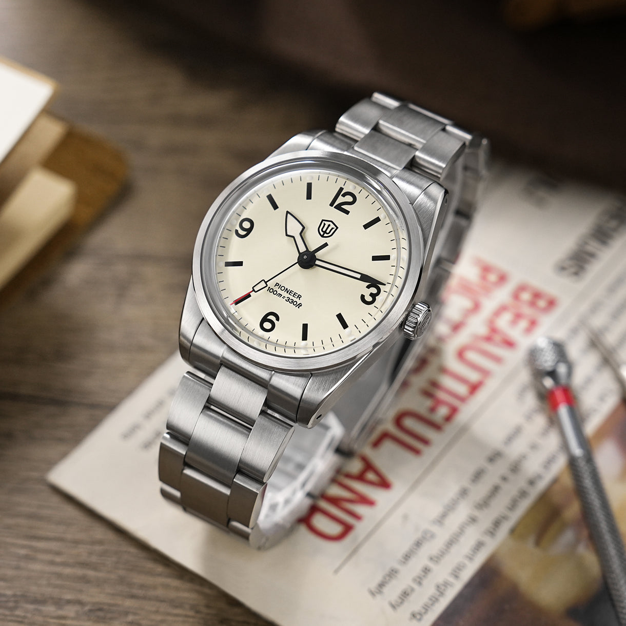 Watchdives WD1960S V2 36mm VH31 Men Watch