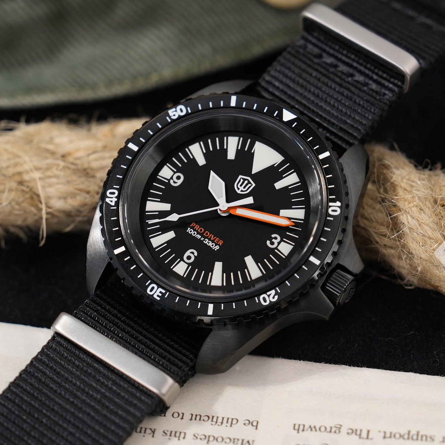 🔥WeeklyDeals🔥Watchdives WD1980 VH31 Military Diver Watch V3