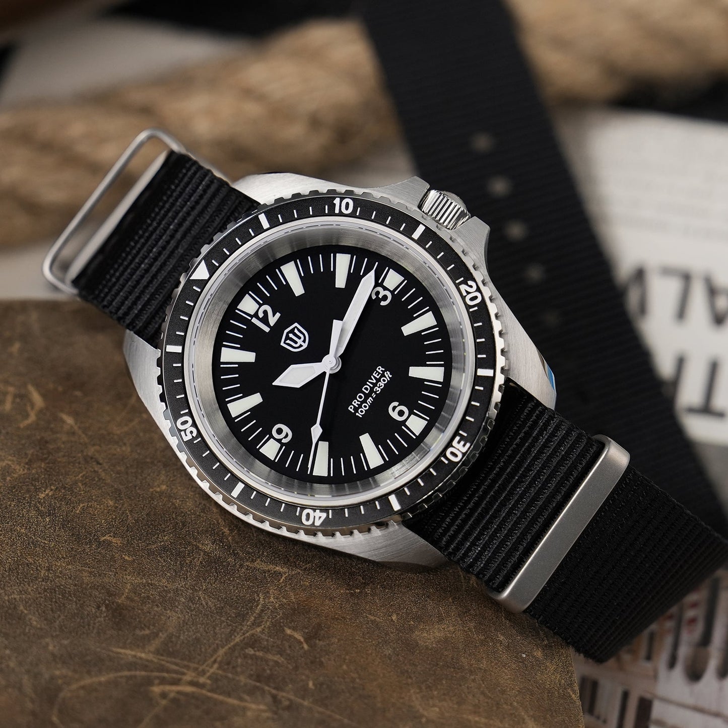 🔥WeeklyDeals🔥Watchdives WD1980 VH31 Military Diver Watch V3