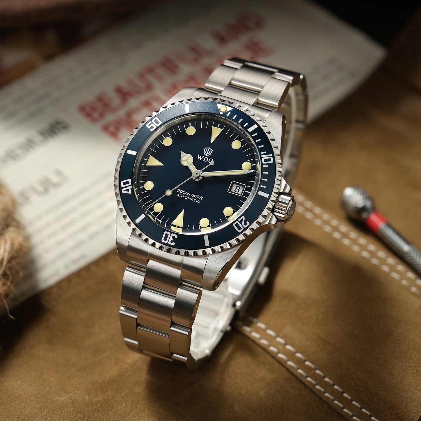🔥EarlyBird🔥Watchdives WD5513P PT5000 Vintage Sub Watch