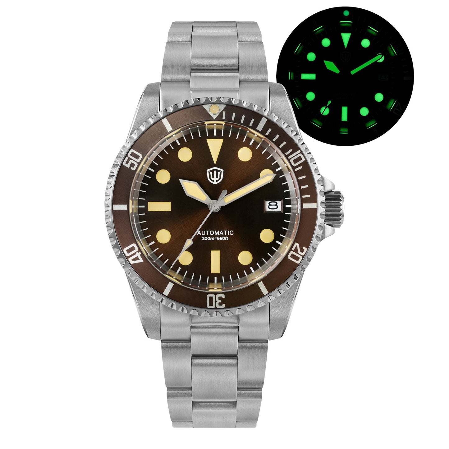 🔥WeekyDeals🔥Watchdives WD5513 NH35 38mm Vintage Sub Dive Watch