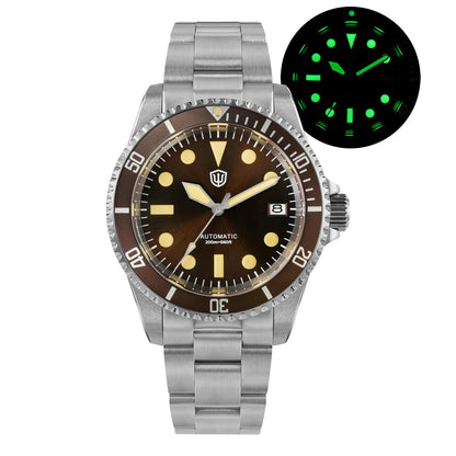 🔥WeekyDeals🔥Watchdives WD5513 NH35 38mm Vintage Sub Dive Watch