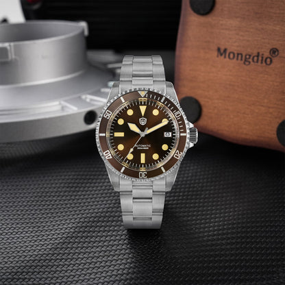🔥WeekyDeals🔥Watchdives WD5513 NH35 38mm Vintage Sub Dive Watch