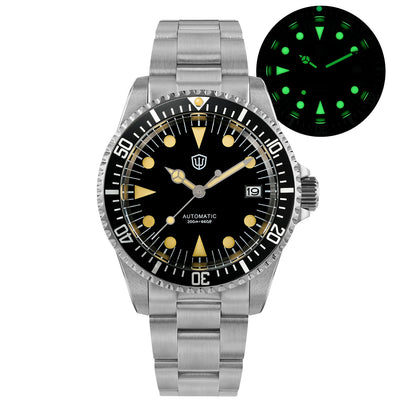 🔥WeekyDeals🔥Watchdives WD5513 NH35 38mm Vintage Sub Dive Watch