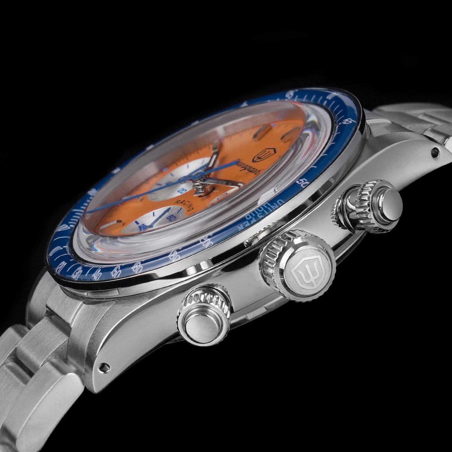 ⚡EarlyBird⚡Watchdives WD6263 Vintage Racing Chronograph Watch