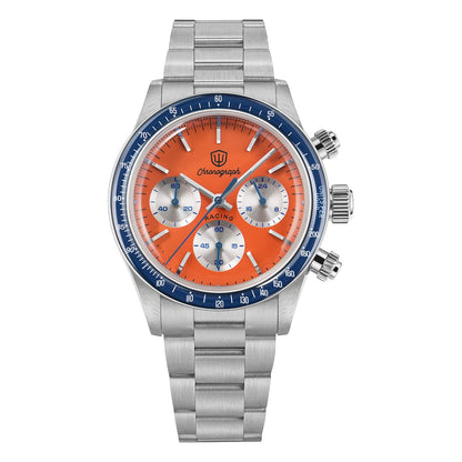 ⚡EarlyBird⚡Watchdives WD6263 Vintage Racing Chronograph Watch