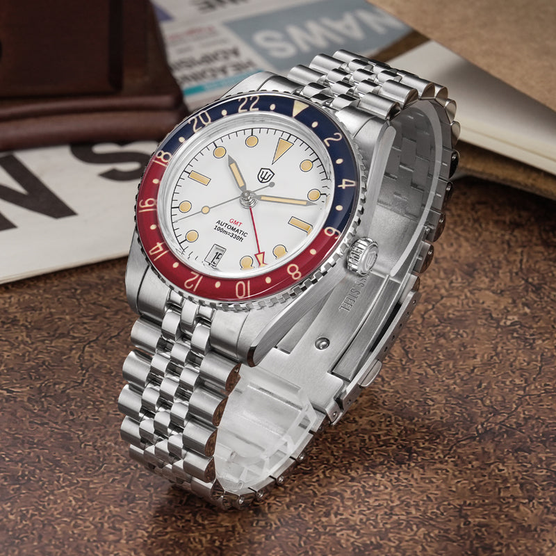 🔥WeeklyDeals🔥Watchdives WD6542 38mm GMT Men Watch