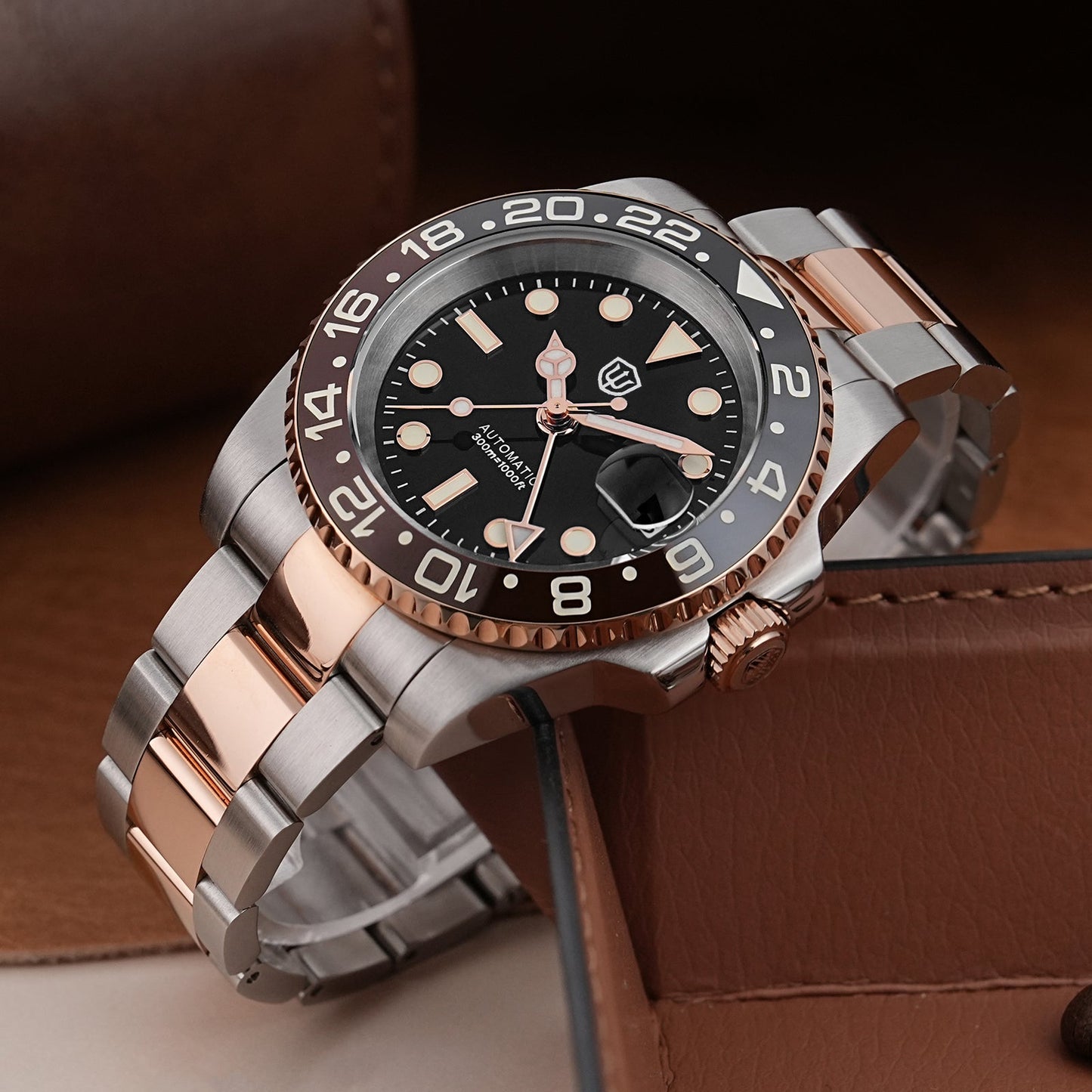 🔥WeeklyDeals🔥Watchdives WD16760 NH34 Sub GMT Watch V2