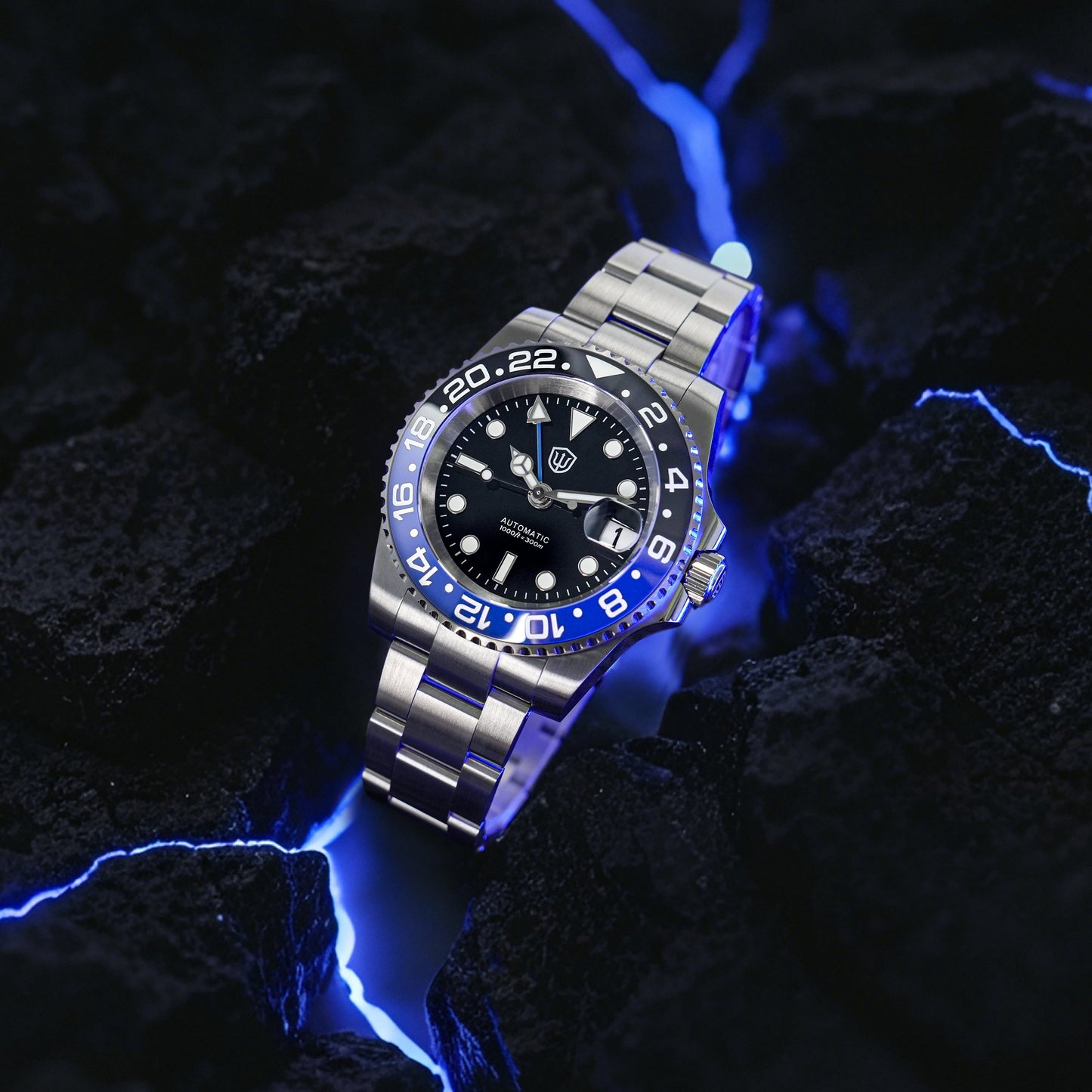 🔥WeeklyDeals🔥Watchdives WD16760 NH34 Sub GMT Watch V2