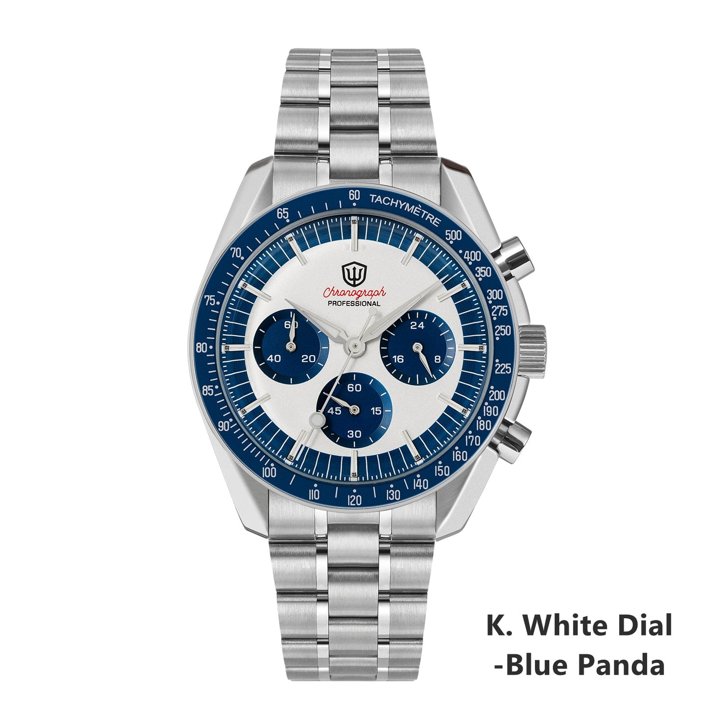 Watchdives 39mm VK63 Chronograph Watch WD1863