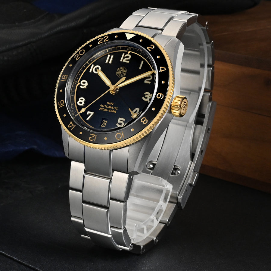 Watchdives x San Martin 38mm NH34 GMT Watch SN0140W