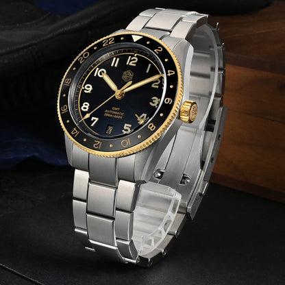 Watchdives x San Martin 38mm NH34 GMT Watch SN0140W