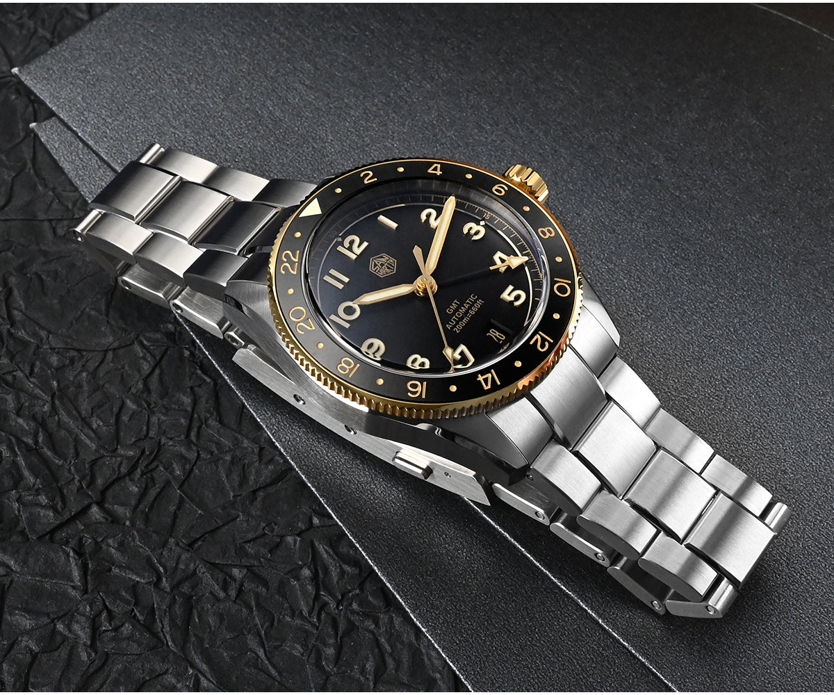 Watchdives x San Martin 38mm NH34 GMT Watch SN0140W