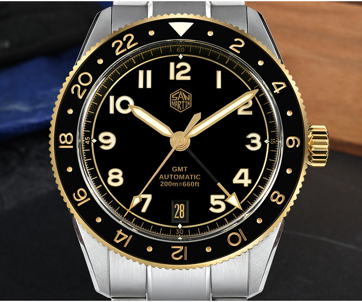 Watchdives x San Martin 38mm NH34 GMT Watch SN0140W