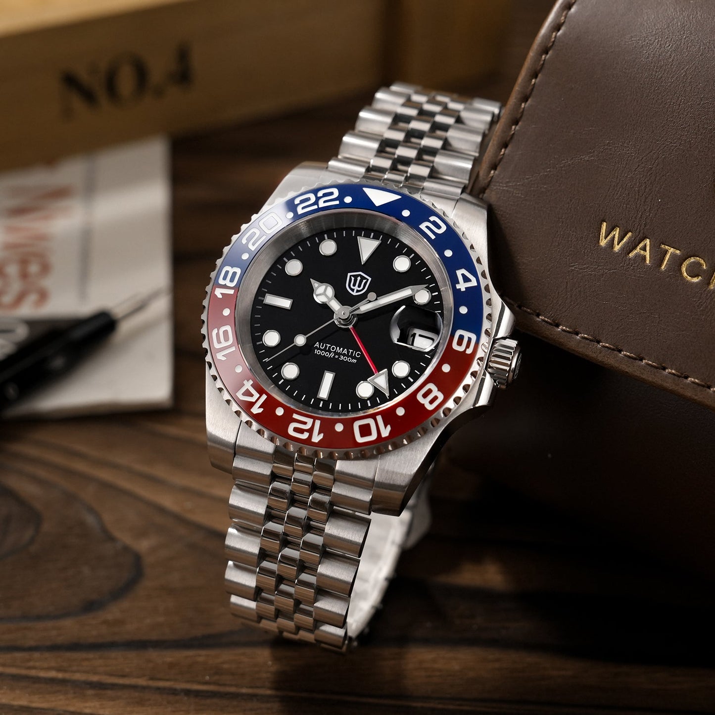 🔥WeeklyDeals🔥Watchdives WD16760 NH34 Sub GMT Watch V2