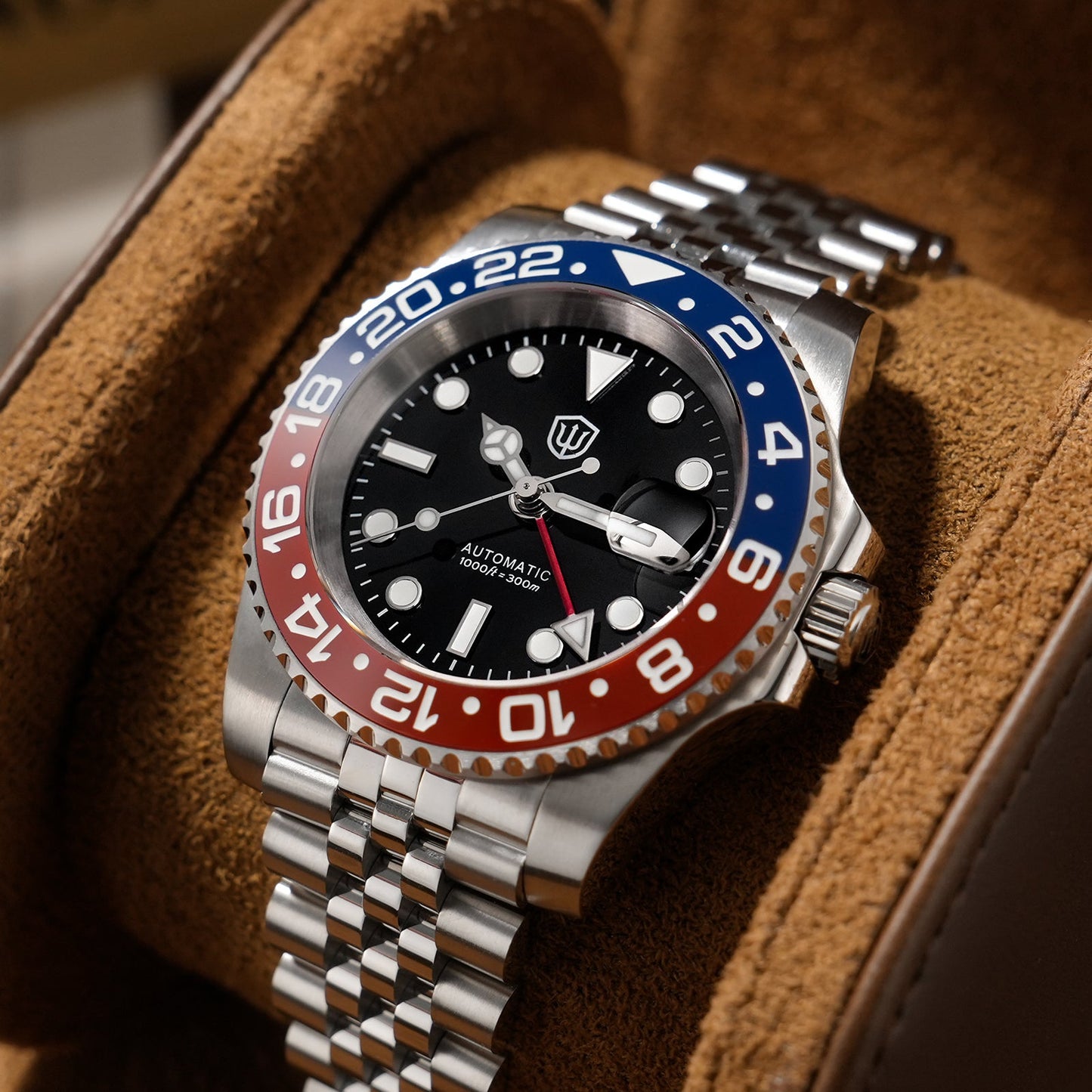 🔥WeeklyDeals🔥Watchdives WD16760 NH34 Sub GMT Watch V2