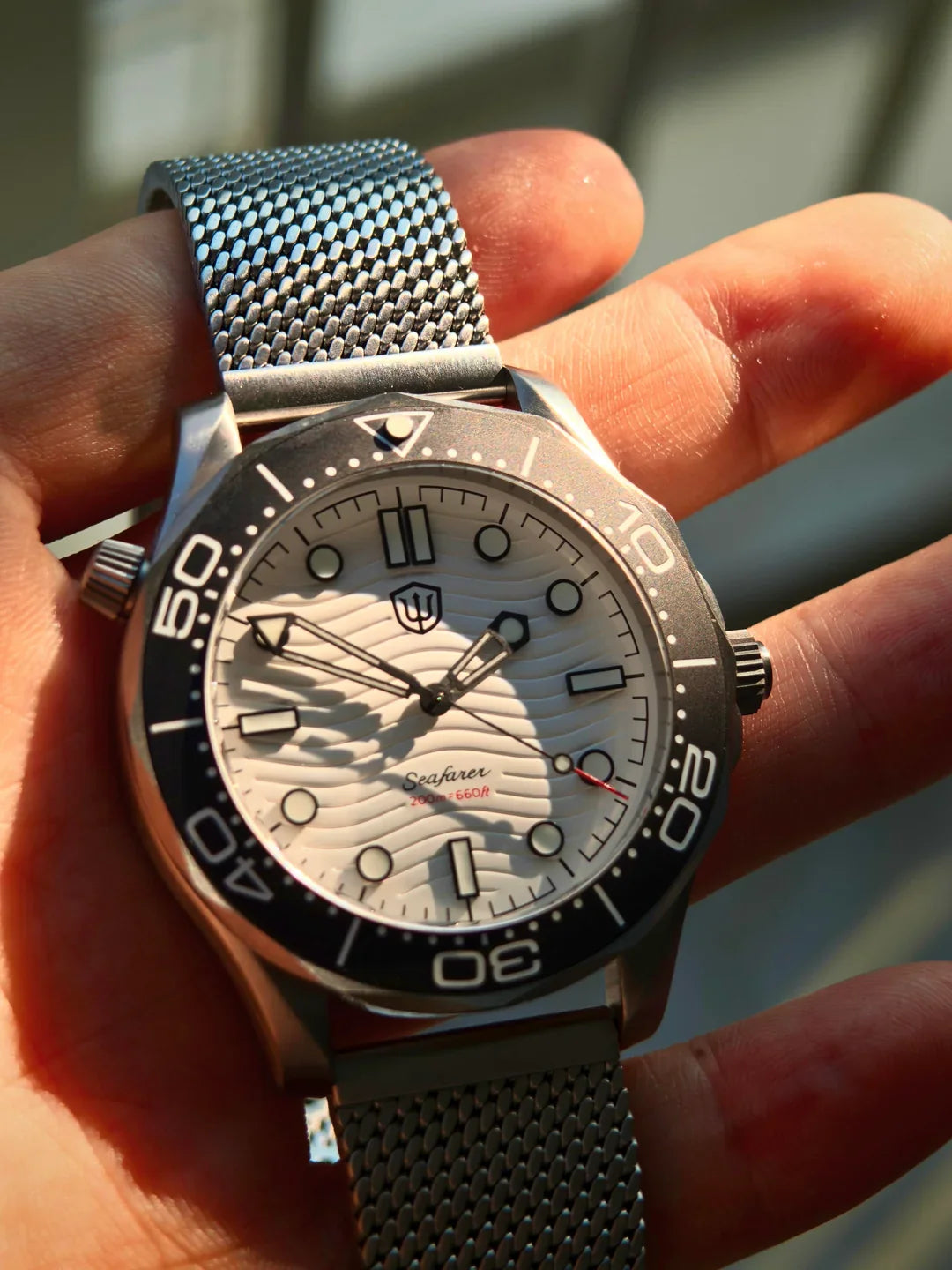 🔥EarlyBird🔥Seafarer WD007Q VH31 Titanium NTTD Dive Watch
