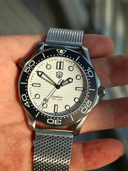 🔥EarlyBird🔥Seafarer WD007Q VH31 Titanium NTTD Dive Watch