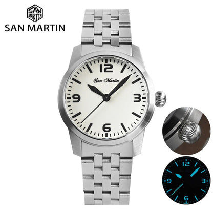 San Martin 38mm Pilot Military Watch SN022