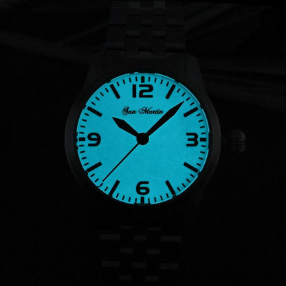 San Martin 38mm Pilot Military Watch SN022