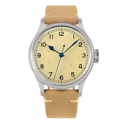 San Martin Freckles Dial 38.5mm Vintage Pilot Watch SN0105