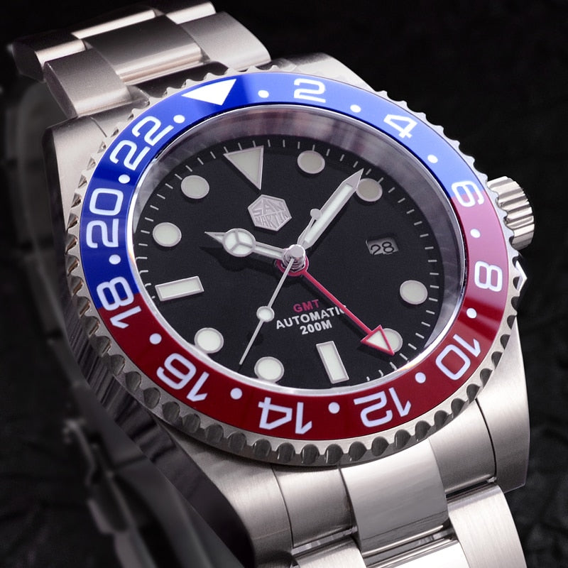 San martin hot sale gmt watch