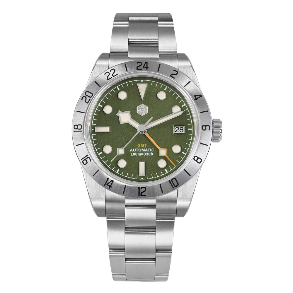 San Martin NH34 39mm BB GMT Watch SN054C